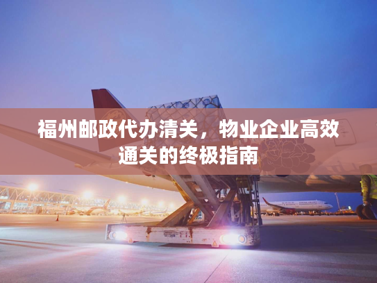 福州邮政代办清关，物业企业高效通关的终极指南