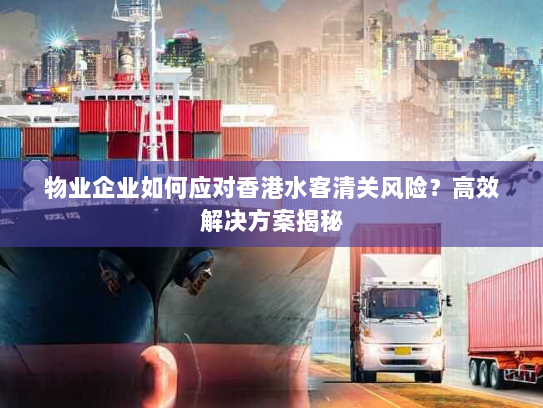 物业企业如何应对香港水客清关风险？高效解决方案揭秘