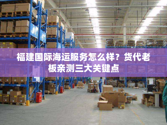 福建国际海运服务怎么样？货代老板亲测三大关键点