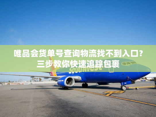 唯品会货单号查询物流找不到入口？三步教你快速追踪包裹