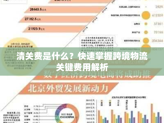 清关费是什么？快速掌握跨境物流关键费用解析