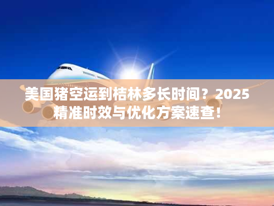 美国猪空运到桔林多长时间？2025精准时效与优化方案速查！
