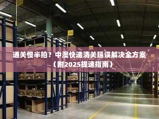 通关慢半拍？中澳快递清关延误解决全方案（附2025提速指南）