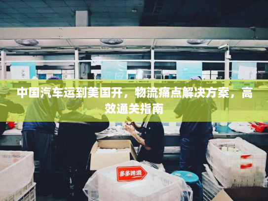 中国汽车运到美国开，物流痛点解决方案，高效通关指南