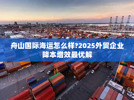 舟山国际海运怎么样?2025外贸企业降本增效最优解