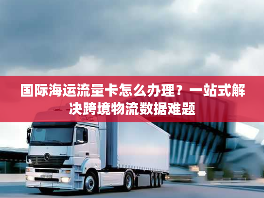 国际海运流量卡怎么办理？一站式解决跨境物流数据难题