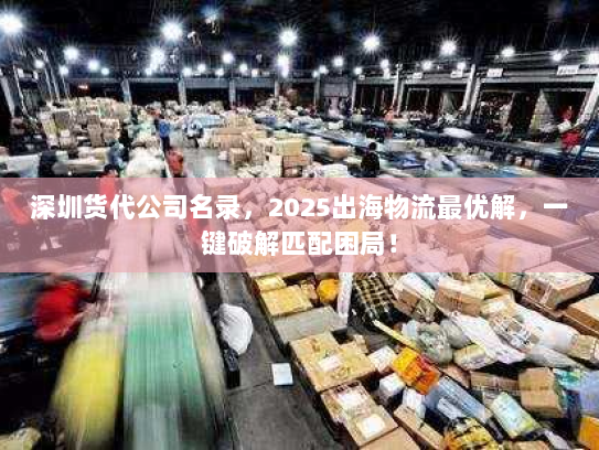 深圳货代公司名录，2025出海物流最优解，一键破解匹配困局！