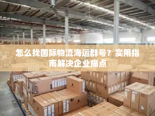 怎么找国际物流海运群号？实用指南解决企业痛点