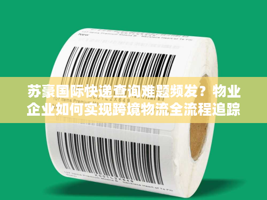 苏豪国际快递查询难题频发？物业企业如何实现跨境物流全流程追踪