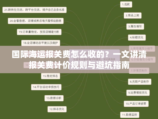国际海运报关费怎么收的？一文讲清报关费计价规则与避坑指南