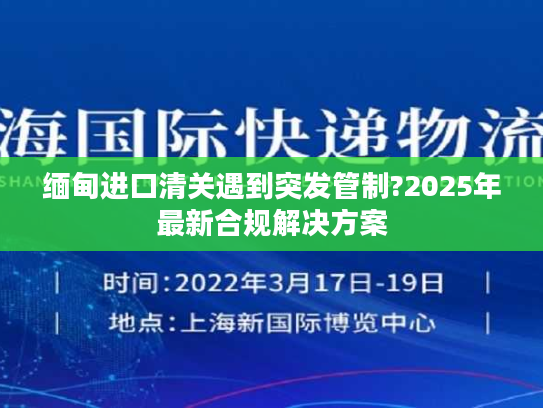 缅甸进口清关遇到突发管制?2025年最新合规解决方案
