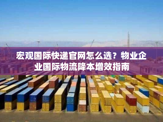 宏观国际快递官网怎么选？物业企业国际物流降本增效指南