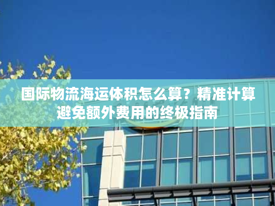 国际物流海运体积怎么算？精准计算避免额外费用的终极指南