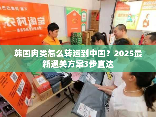 韩国肉类怎么转运到中国？2025最新通关方案3步直达