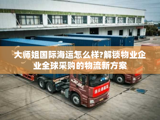 大师姐国际海运怎么样?解锁物业企业全球采购的物流新方案