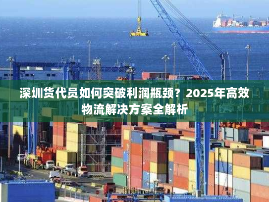 深圳货代员如何突破利润瓶颈？2025年高效物流解决方案全解析