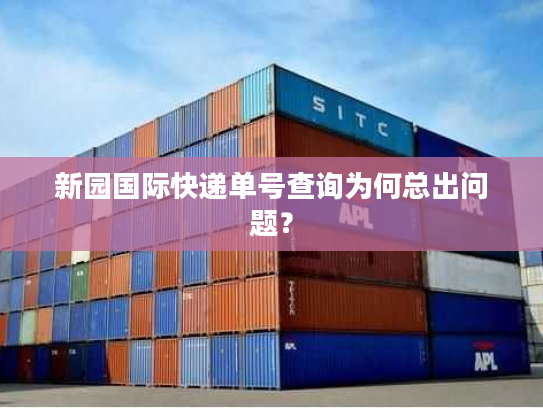 新园国际快递单号查询为何总出问题? 新园国际快递单号查询为何总出问题?