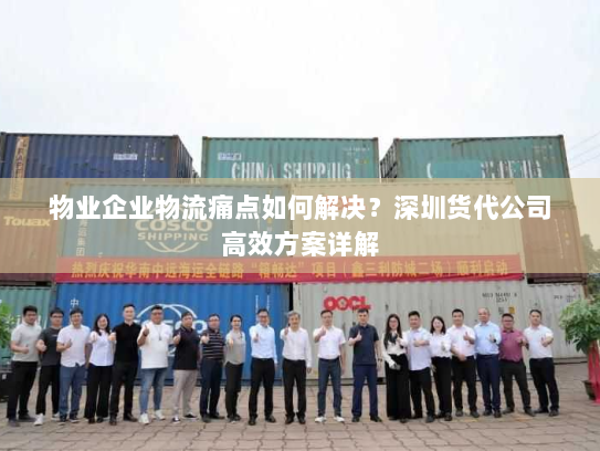 物业企业物流痛点如何解决?深圳货代公司高效方案详解 物业企业物流痛点如何解决?深圳货代公司高效方案详解