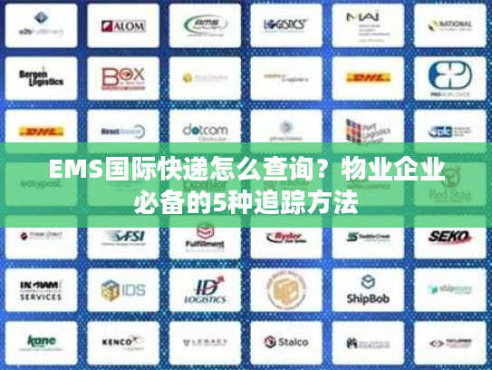 EMS国际快递怎么查询？物业企业必备的5种追踪方法