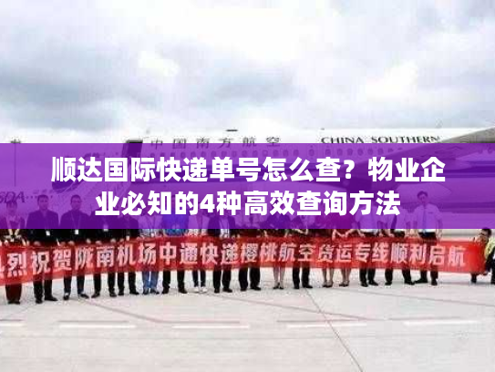 顺达国际快递单号怎么查?物业企业必知的4种高效查询方法 顺达国际快递单号怎么查?物业企业必知的4种高效查询方法