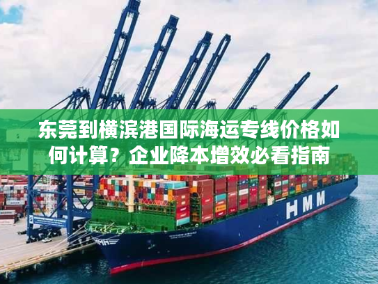 东莞到横滨港国际海运专线价格如何计算？企业降本增效必看指南