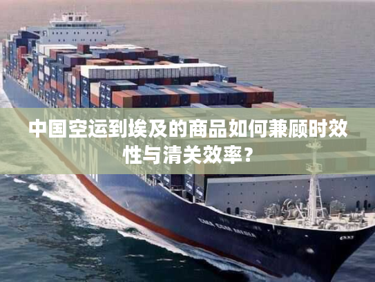 中国空运到埃及的商品如何兼顾时效性与清关效率？
