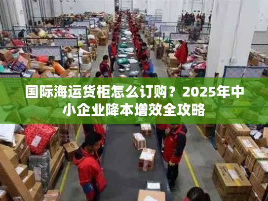 国际海运货柜怎么订购？2025年中小企业降本增效全攻略