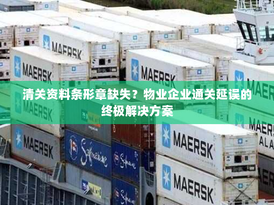 清关资料条形章缺失？物业企业通关延误的终极解决方案