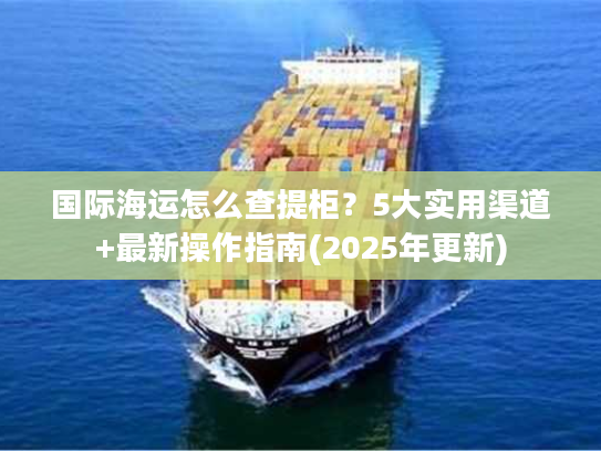 国际海运怎么查提柜？5大实用渠道+最新操作指南(2025年更新)