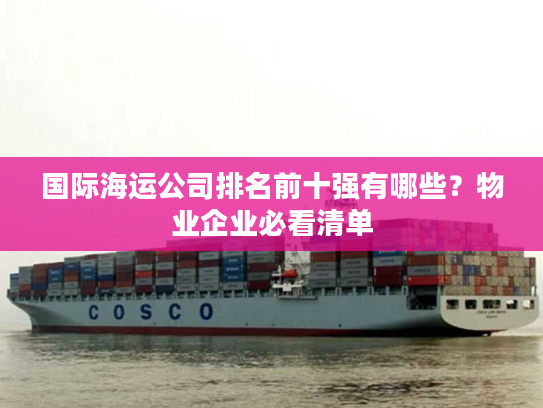 国际海运公司排名前十强有哪些？物业企业必看清单