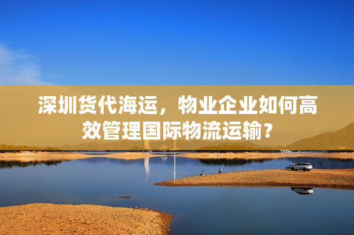 深圳货代海运，物业企业如何高效管理国际物流运输？