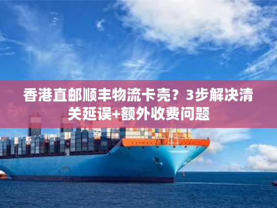 香港直邮顺丰物流卡壳？3步解决清关延误+额外收费问题
