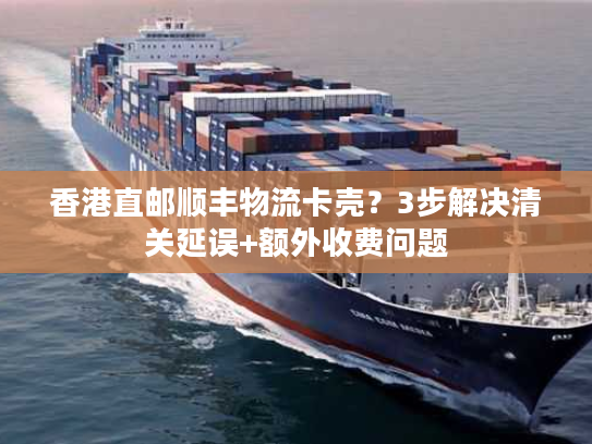 香港直邮顺丰物流卡壳？3步解决清关延误+额外收费问题