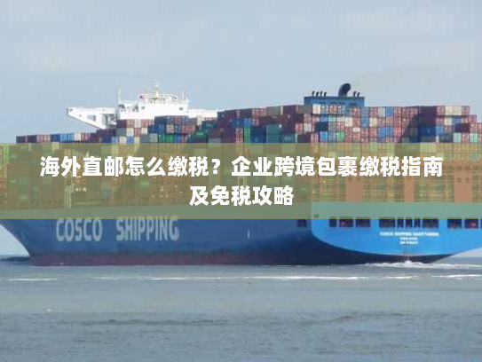 海外直邮怎么缴税?企业跨境包裹缴税指南及免税攻略 海外直邮怎么缴税?企业跨境包裹缴税指南及免税攻略