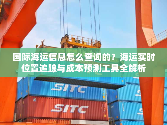 国际海运信息怎么查询的？海运实时位置追踪与成本预测工具全解析