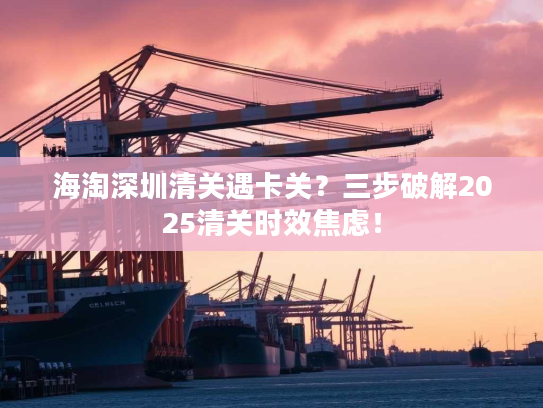 海淘深圳清关遇卡关？三步破解2025清关时效焦虑！