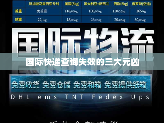 国际快递查询失效的三大元凶