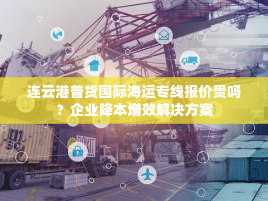 连云港普货国际海运专线报价贵吗？企业降本增效解决方案