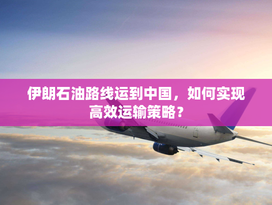 伊朗石油路线运到中国，如何实现高效运输策略？