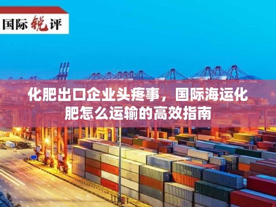 化肥出口企业头疼事，国际海运化肥怎么运输的高效指南