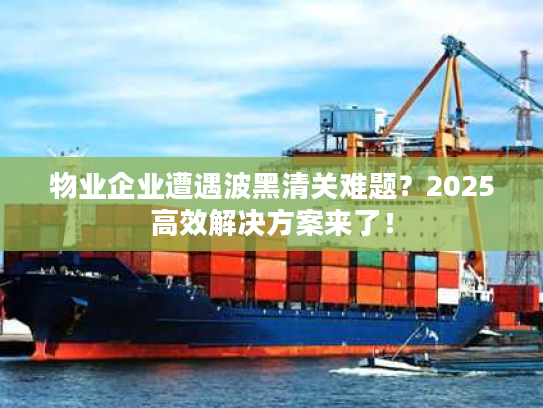 物业企业遭遇波黑清关难题？2025高效解决方案来了！