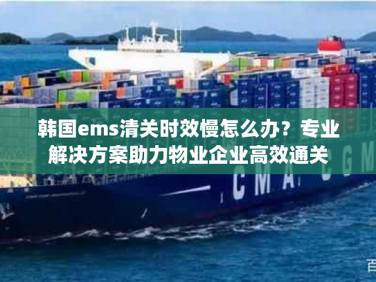 韩国ems清关时效慢怎么办？专业解决方案助力物业企业高效通关