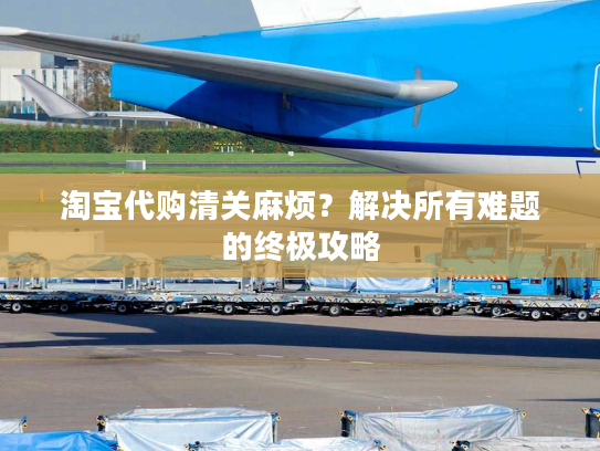 淘宝代购清关麻烦？解决所有难题的终极攻略