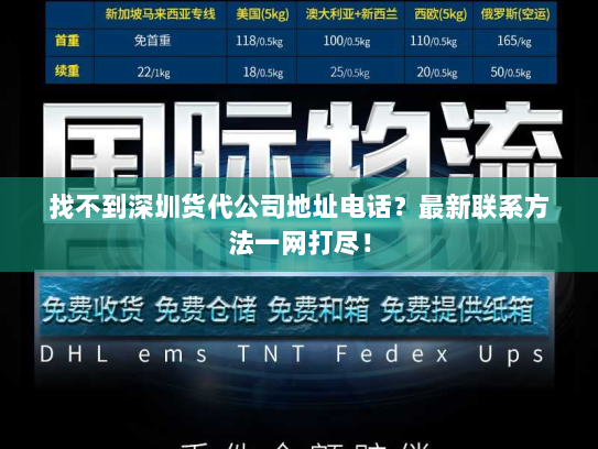 找不到深圳货代公司地址电话?最新联系方法一网打尽! 找不到深圳货代公司地址电话?最新联系方法一网打尽!