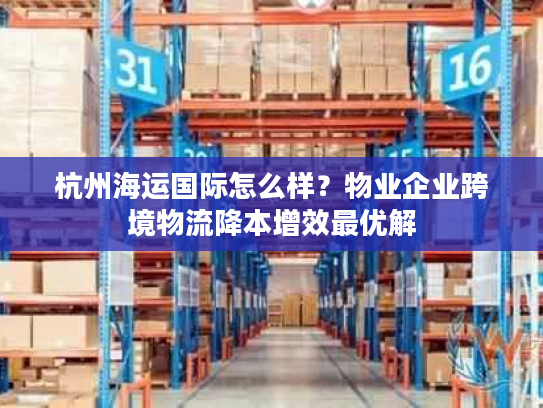 杭州海运国际怎么样？物业企业跨境物流降本增效最优解