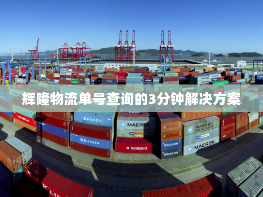 辉隆物流单号查询的3分钟解决方案