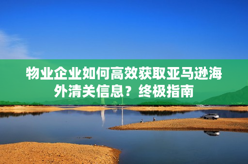 物业企业如何高效获取亚马逊海外清关信息？终极指南
