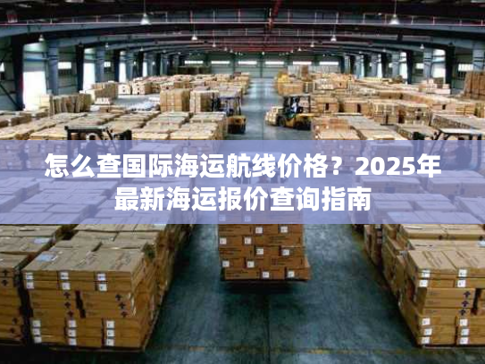 怎么查国际海运航线价格？2025年最新海运报价查询指南