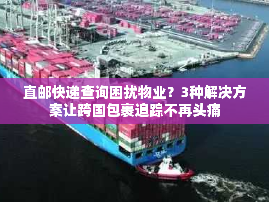 直邮快递查询困扰物业？3种解决方案让跨国包裹追踪不再头痛