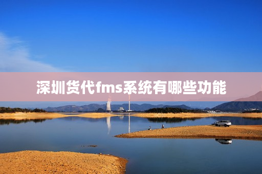 深圳货代fms系统有哪些功能
